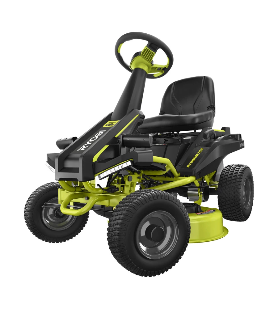 TRATTORINO TAGLIAERBA A BATTERIA RYOBI "RY48RM76A" TAGLIO 76 CM BATTTERIA INCLUSA 48V 50AH