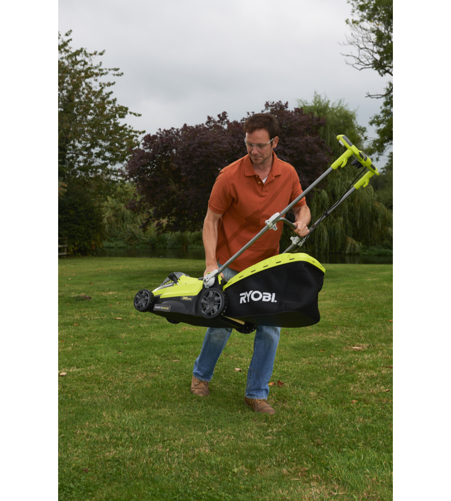 TAGLIAERBA ELETTRICO RYOBI "RLM15E36H " TAGLIO 36 CM 1500W