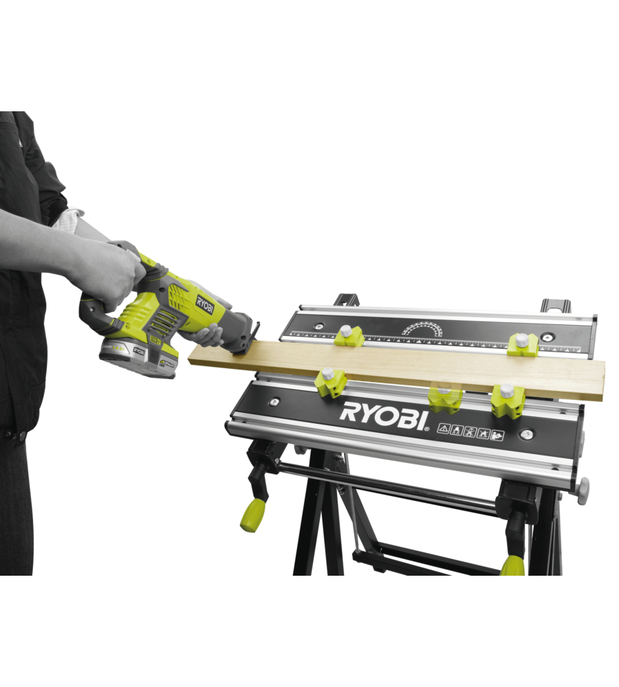 PIANO DA LAVORO IN METALLO PIEGHEVOLE E REGOLABILE RWB03 - RYOBI
