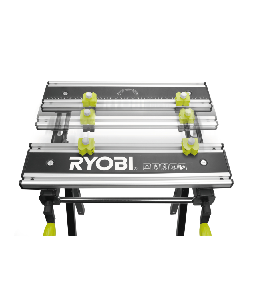 PIANO DA LAVORO IN METALLO PIEGHEVOLE E REGOLABILE RWB03 - RYOBI