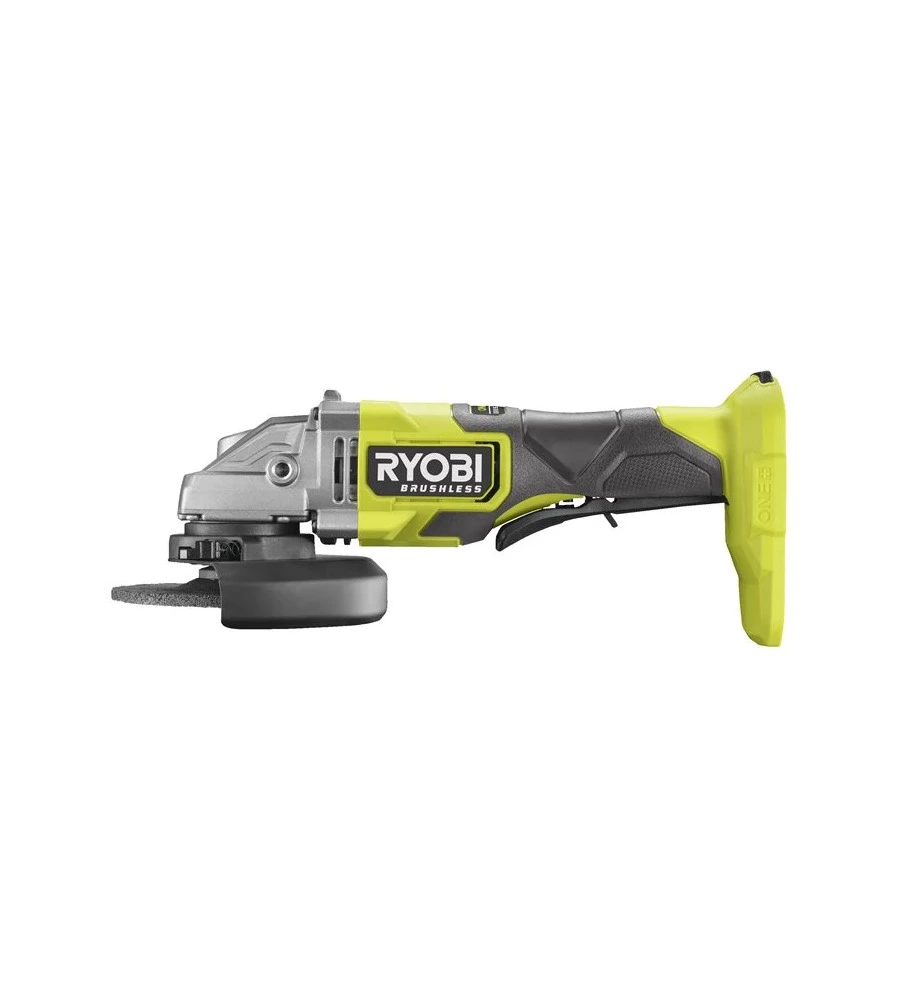 SMERIGLIATRICE ANGOLARE BRUSHLESS A BATTERIA RYOBI "RAG18BL-0" 125MM 18V, SOLO CORPO MACCHINA