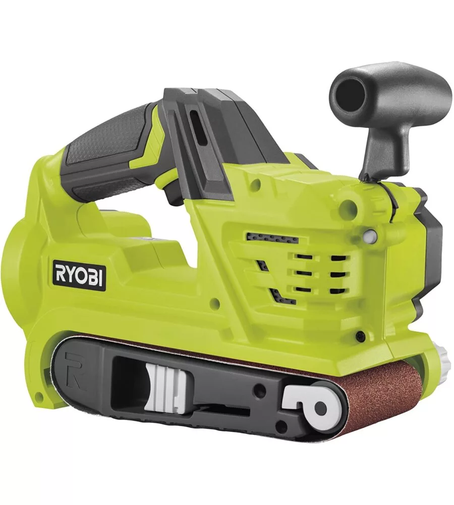 LEVIGATRICE A NASTRO A BATTERIA RYOBI "R18BS-0" 18V 76X457 MM, SOLO CORPO MACCHINA