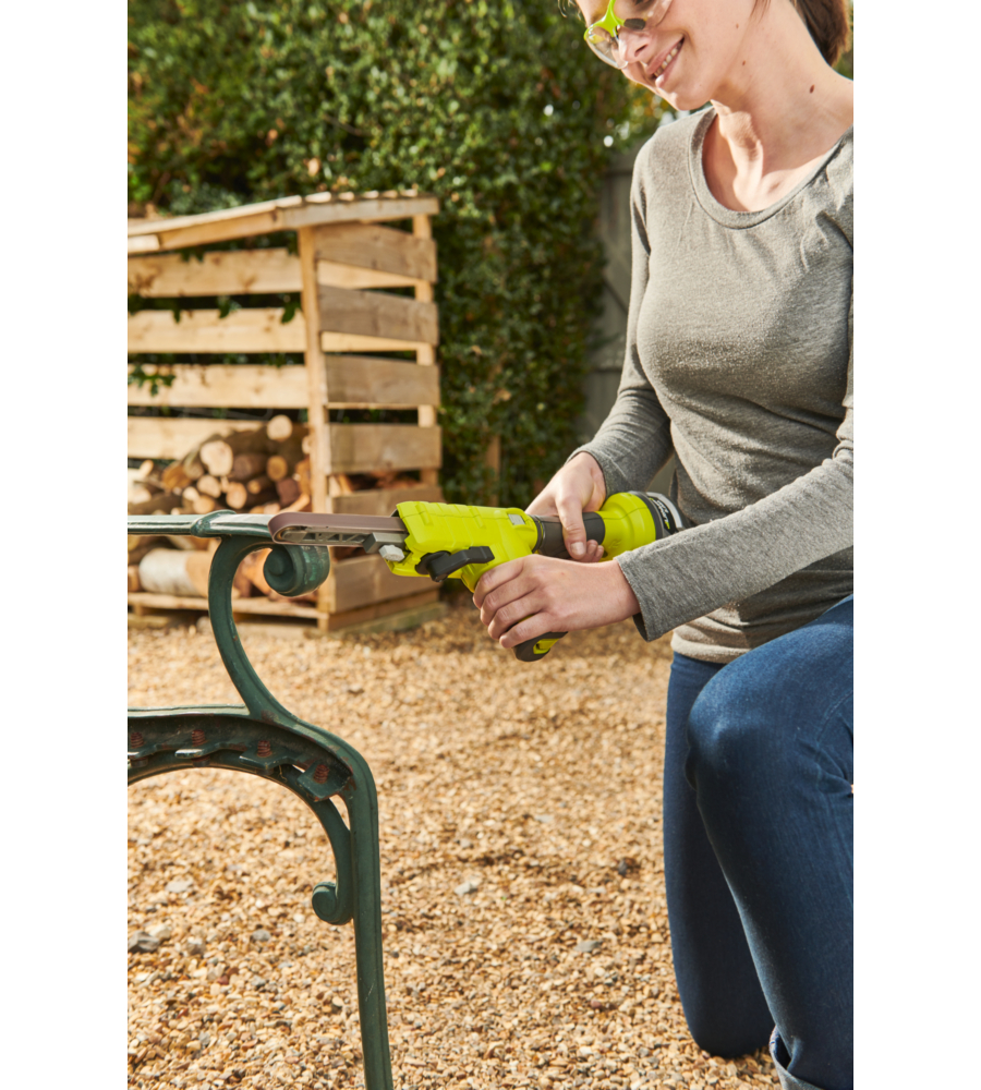 LIMA A NASTRO A BATTERIA 18V RYOBI R18PF-0 - SOLO CORPO MACCHINA BATTERIA NON INCLUSA