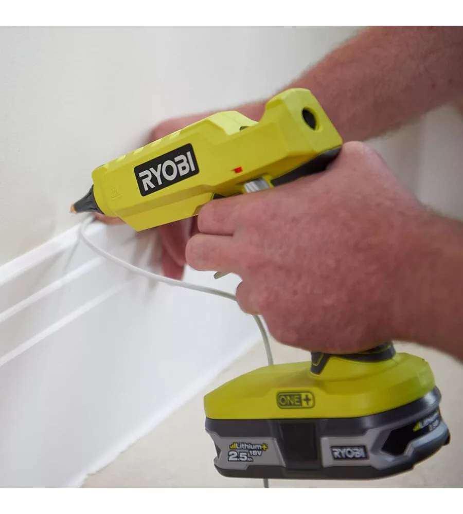 PISTOLA PER COLLA A CALDO A BATTERIA RYOBI "R18GLU-0" 18V, SOLO CORPO MACCHINA