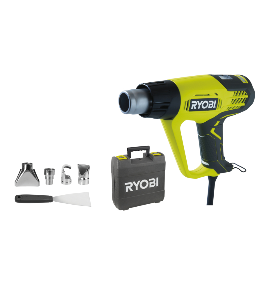 TERMOSOFFIATORE ELETTRICO RYOBI "EHG2020LCD" 2000 WATT CON DISPLAY LCD