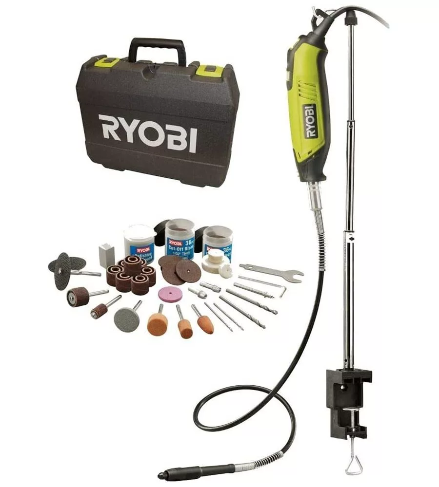 UTENSILE ROTATIVO EHT150V DA 150 WATT CON 115 ACCESSORI INCLUSI - RYOBI