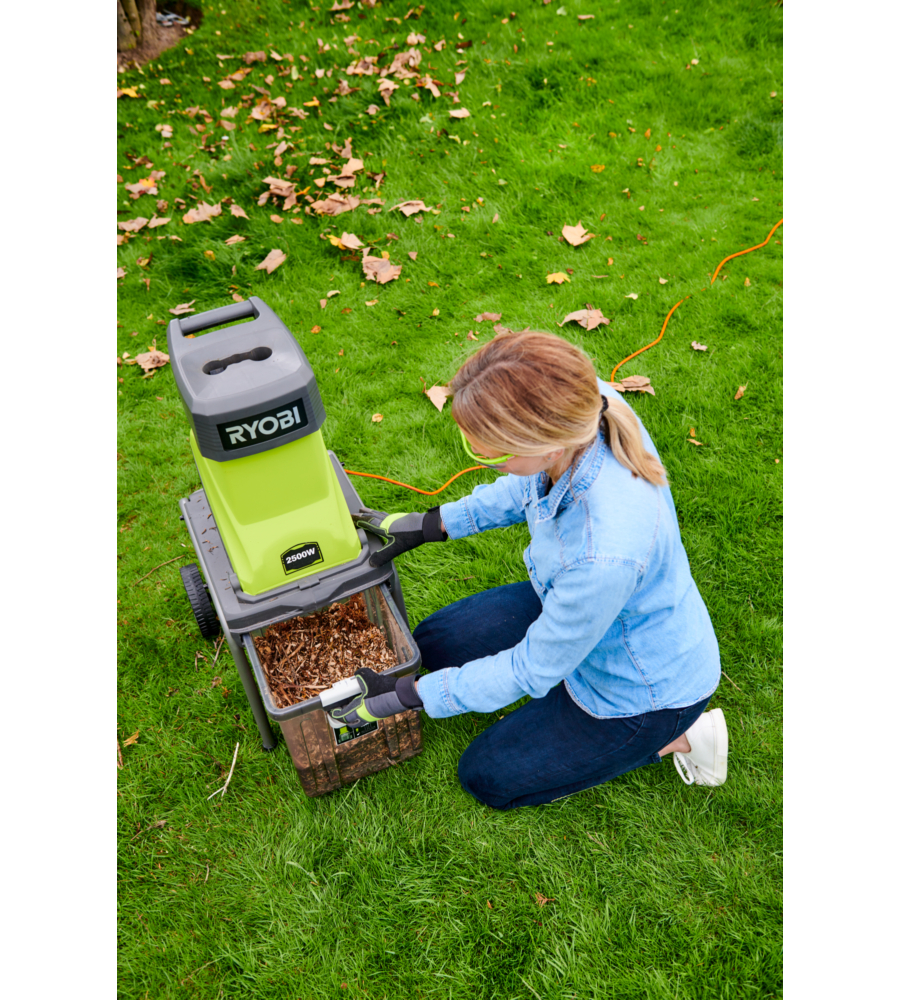 BIOTRITURATORE ELETTRICO A LAME RYOBI "RSH2545B", 2500 W