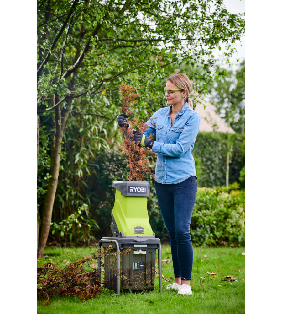 BIOTRITURATORE ELETTRICO A LAME RYOBI "RSH2545B", 2500 W