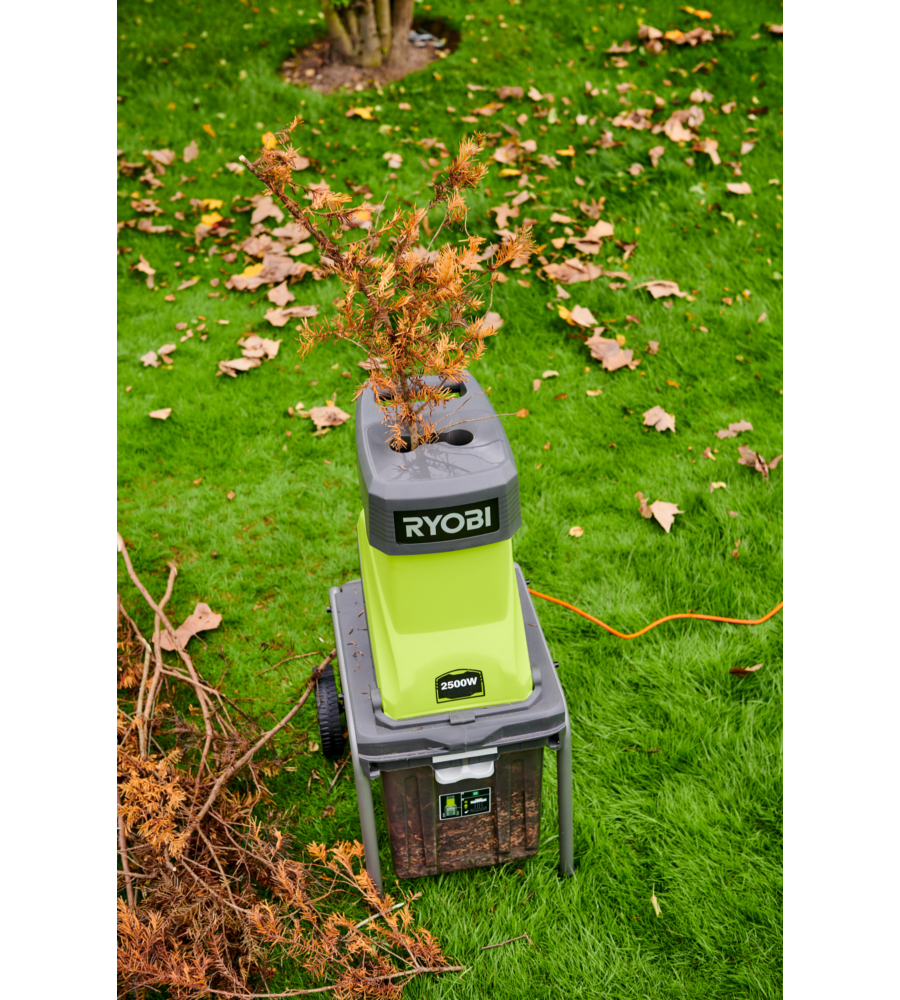 BIOTRITURATORE ELETTRICO A LAME RYOBI "RSH2545B", 2500 W
