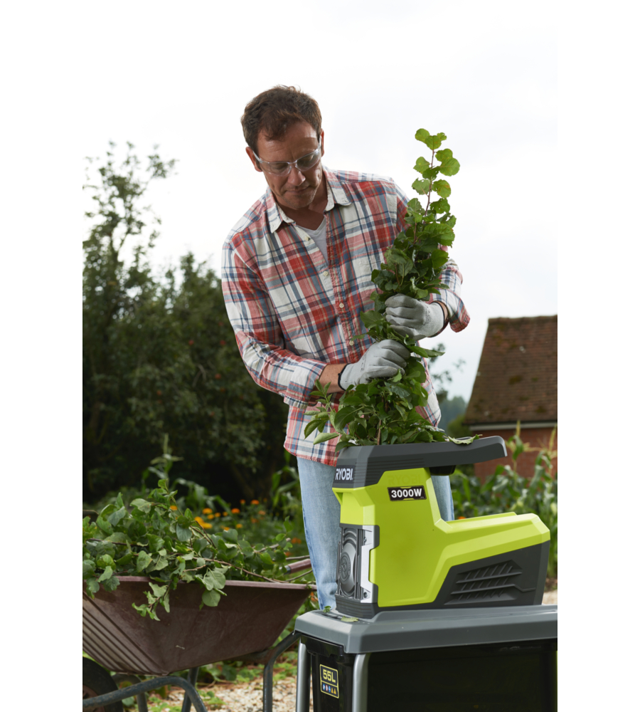 BIOTRITURATORE ELETTRICO A RULLO RYOBI "RSH3045U" 3000W