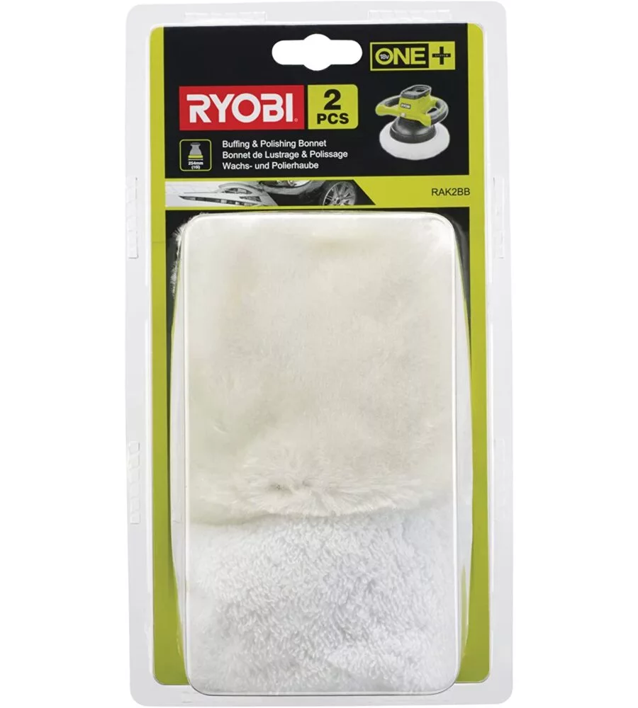 SET 2 CUFFIE DI RICAMBIO PER LUCIDATRICE RYOBI R18B-0