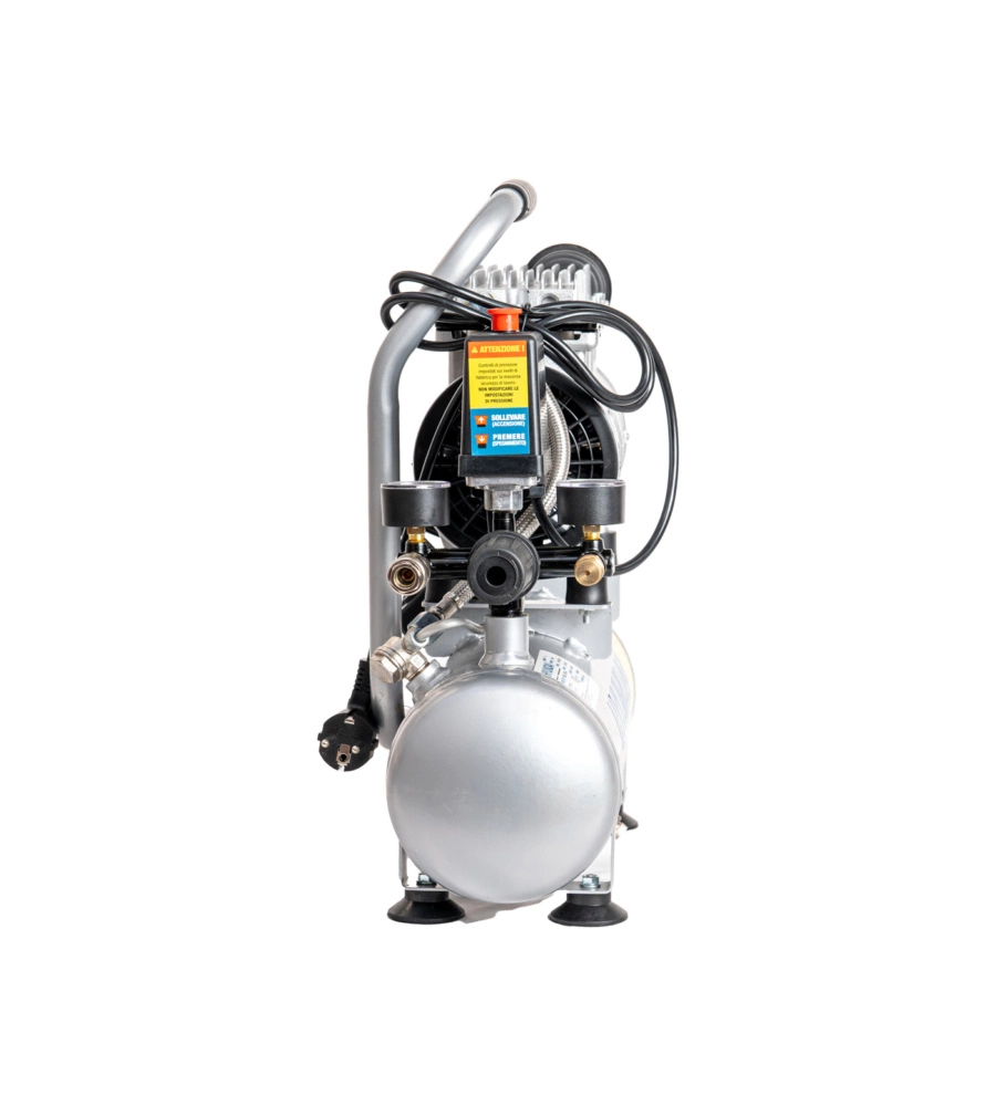 COMPRESSORE ARIA PORTATILE SILENZIATO HYUNDAI 6L 1HP - COD. 65712