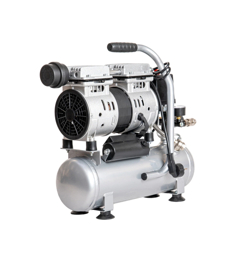 COMPRESSORE ARIA PORTATILE SILENZIATO HYUNDAI 6L 1HP - COD. 65712