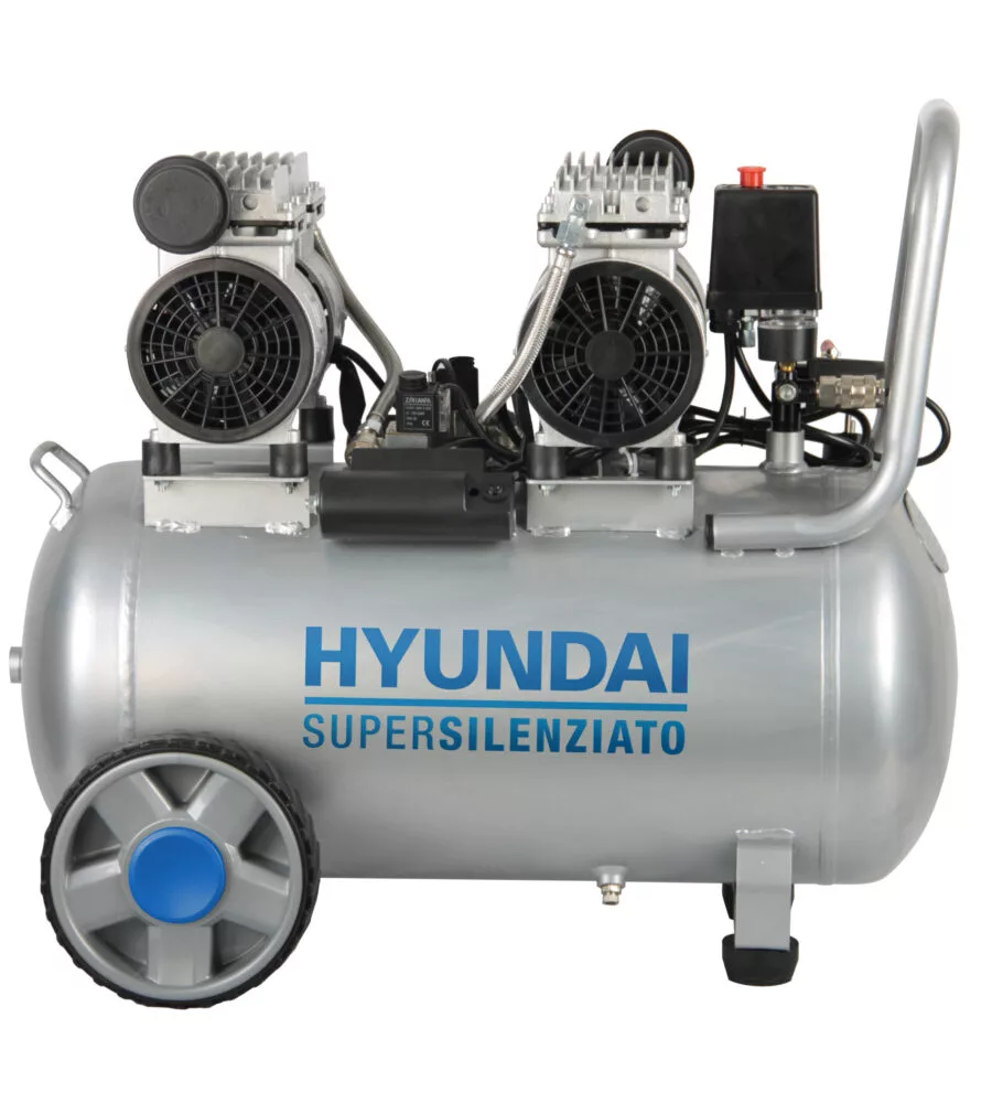 COMPRESSORE ARIA SILENZIATO HYUNDAI 50L 3HP