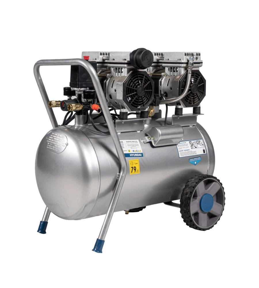 COMPRESSORE ARIA SILENZIATO HYUNDAI 50L 3HP