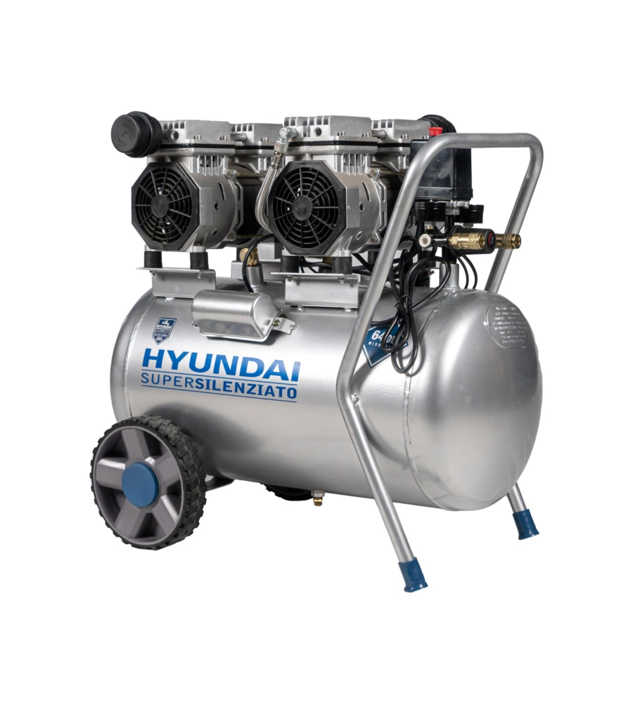 COMPRESSORE ARIA SILENZIATO HYUNDAI 50L 3HP