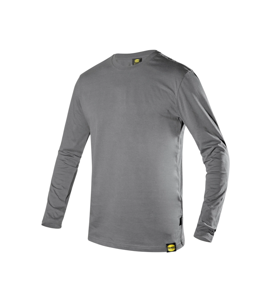 DIADORA T-SHIRT DA LAVORO MANICA LUNGA ML MONO ORGANIC GRIGIO, TG XL