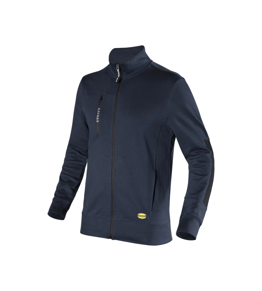 DIADORA FELPA DA LAVORO SWEATSHIRT ZIP BLU, TG L