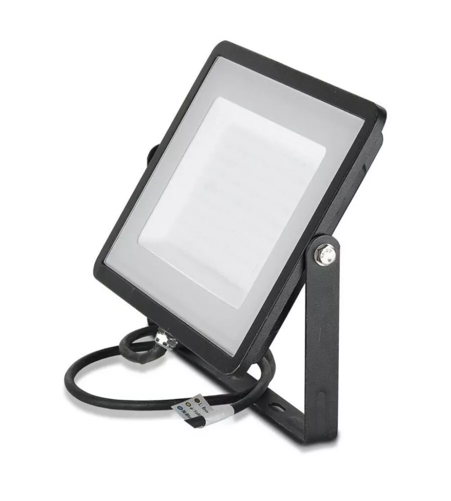 FARO LED NERO 3000K 100W, 8200LM