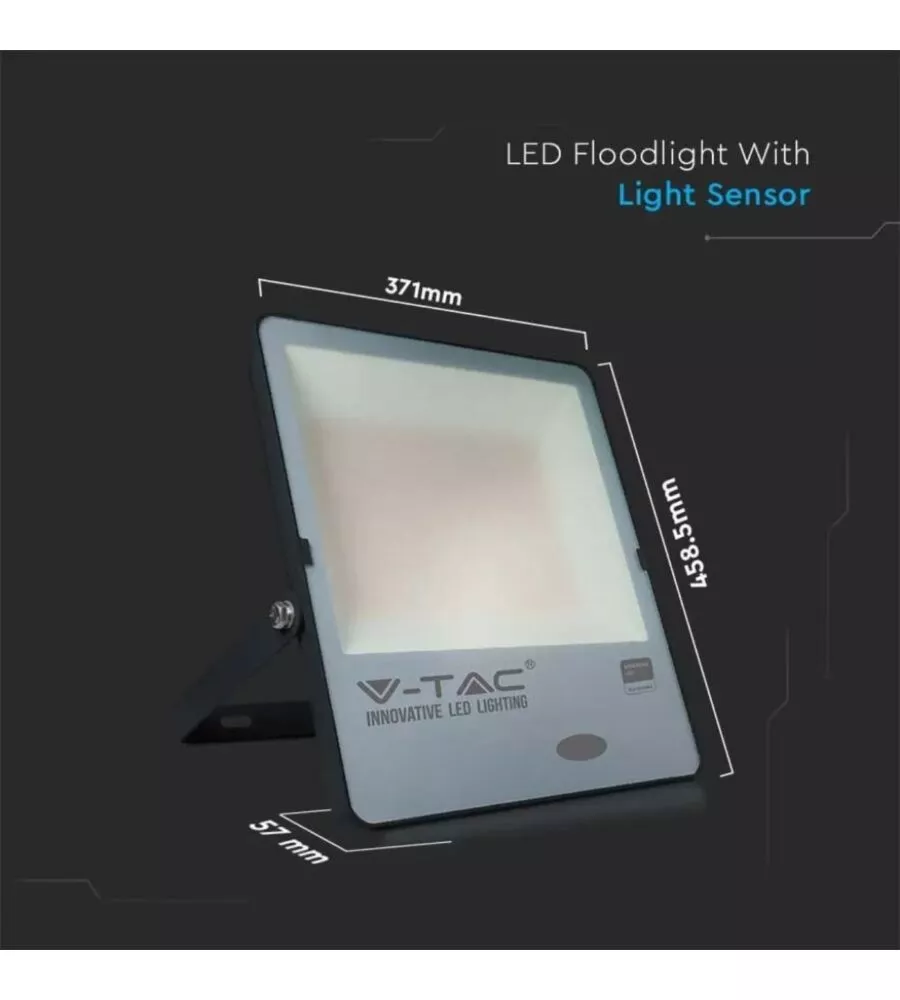FARO LED CON SENSORE 6500K 200W, 20000LM