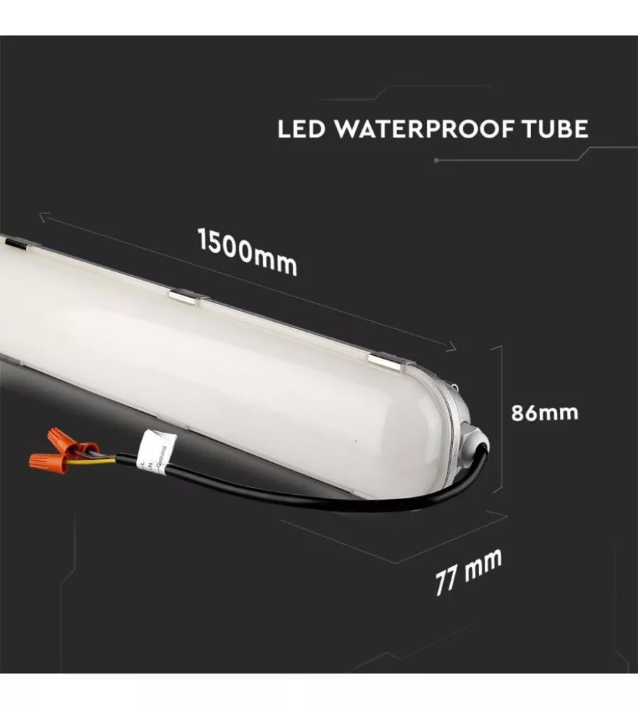 PLAFONIERA LED IMPERMEABILE 70W 1,5M 6000K