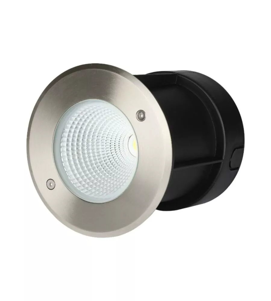 FARETTO LED SEGNAPASSO AD INCASSO FASCIO DI LUCE 40° 4000K, 12W