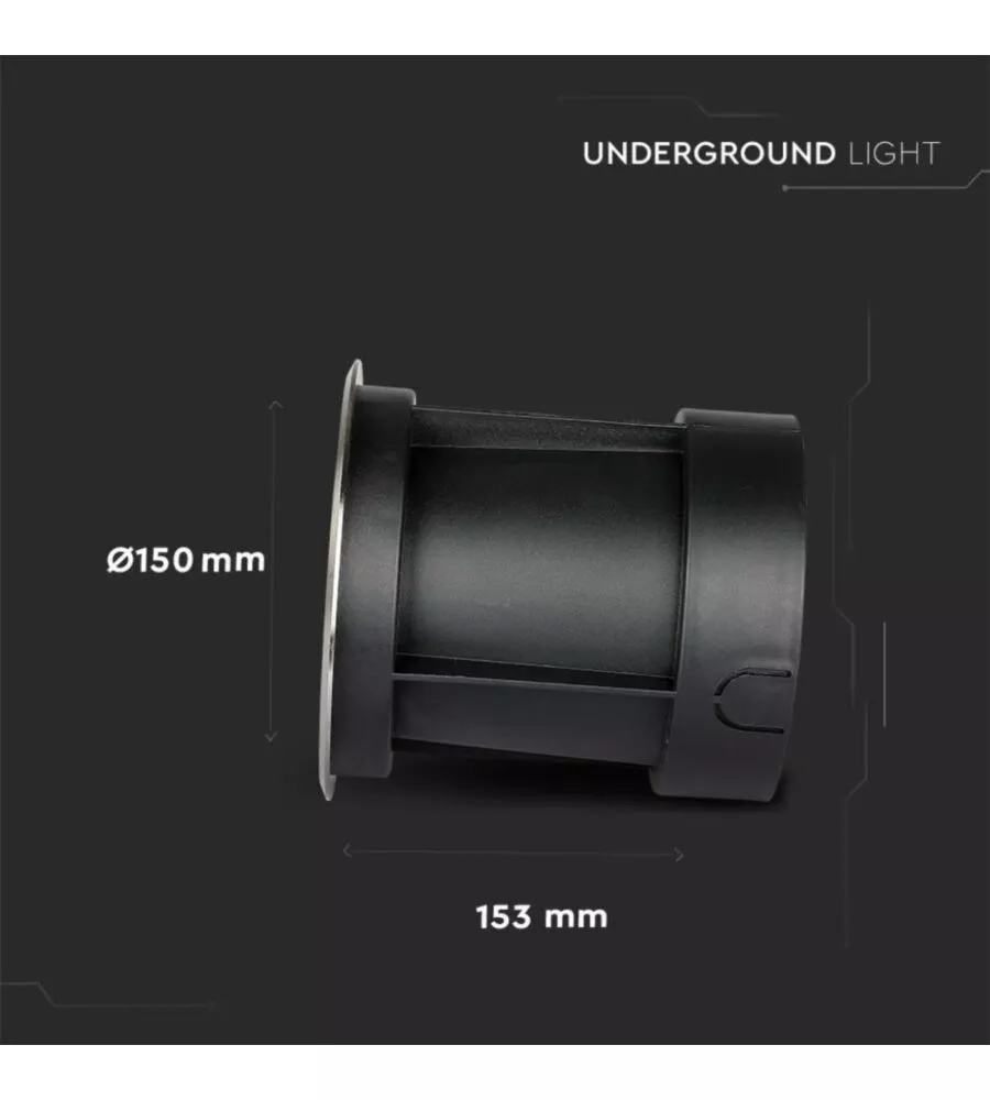 FARETTO LED SEGNAPASSO AD INCASSO FASCIO DI LUCE 40° 4000K, 12W