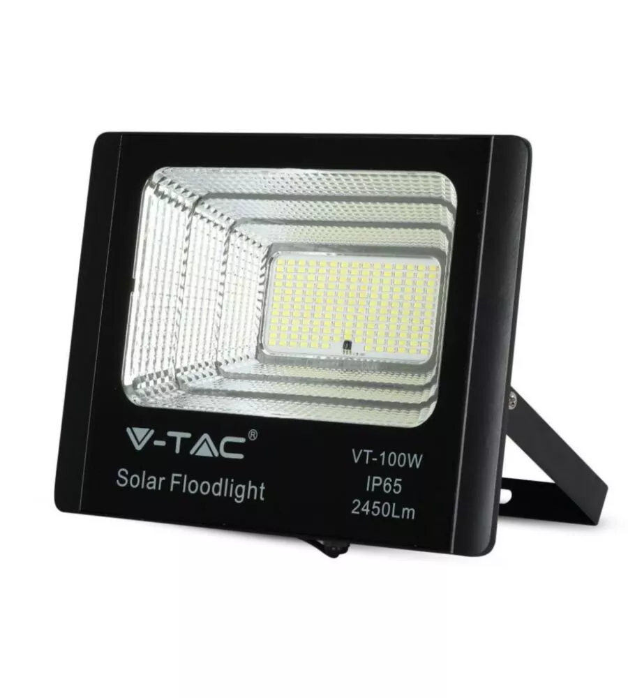 FARO LED CON PANNELLO SOLARE E TELECOMANDO 6000K, 35W