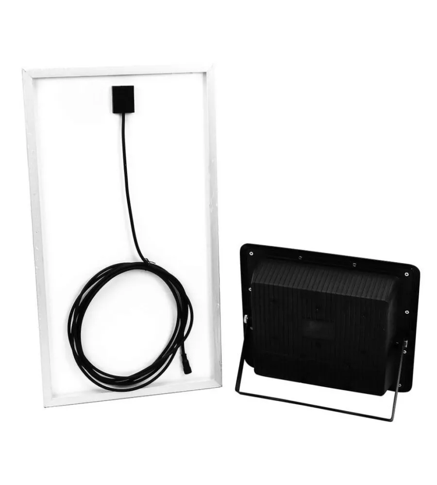 FARO LED CON TELECOMANDO E PANNELLO SOLARE 4000K, 40W