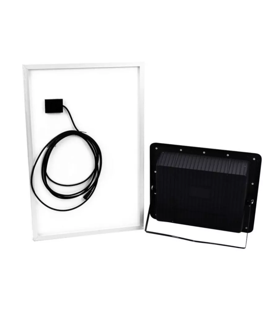 FARO LED CON TELECOMANDO E PANNELLO SOLARE 4000K, 50W