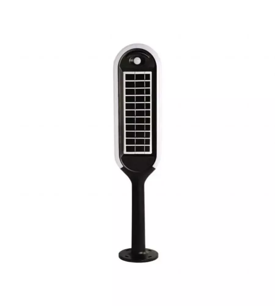 PIANTANA SOLARE LED DA GIARDINO BIANCA E NERA 4000K, 5W