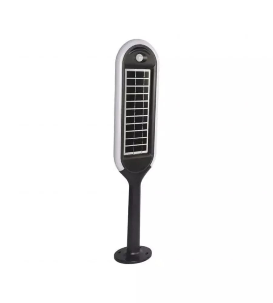PIANTANA SOLARE LED DA GIARDINO BIANCA E NERA 4000K, 5W
