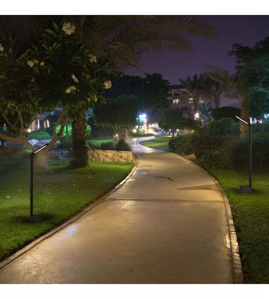 LAMPIONE LED DA ESTERNO NERO 80 CM 4000K, 6W
