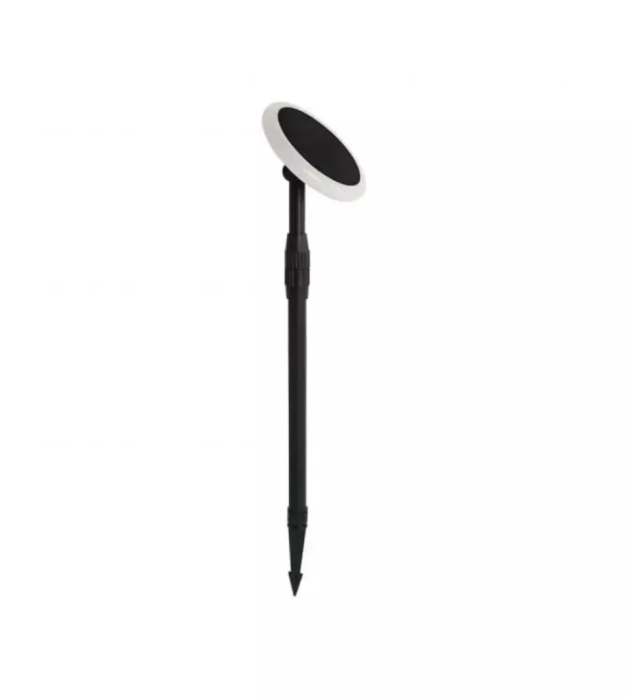 PIANTANA SOLARE LED DA ESTERNO NERO 4000K, 3W