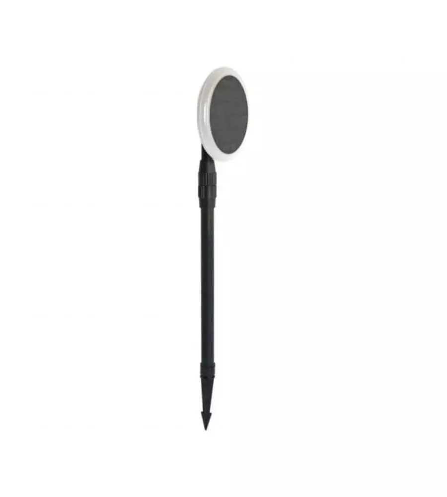 PIANTANA SOLARE LED DA ESTERNO NERO 4000K, 3W