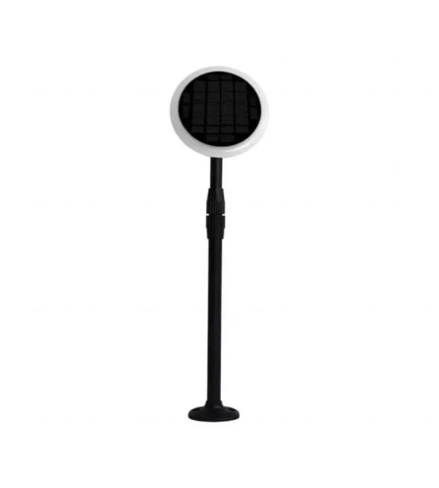 PIANTANA SOLARE LED DA ESTERNO NERO 4000K, 3W