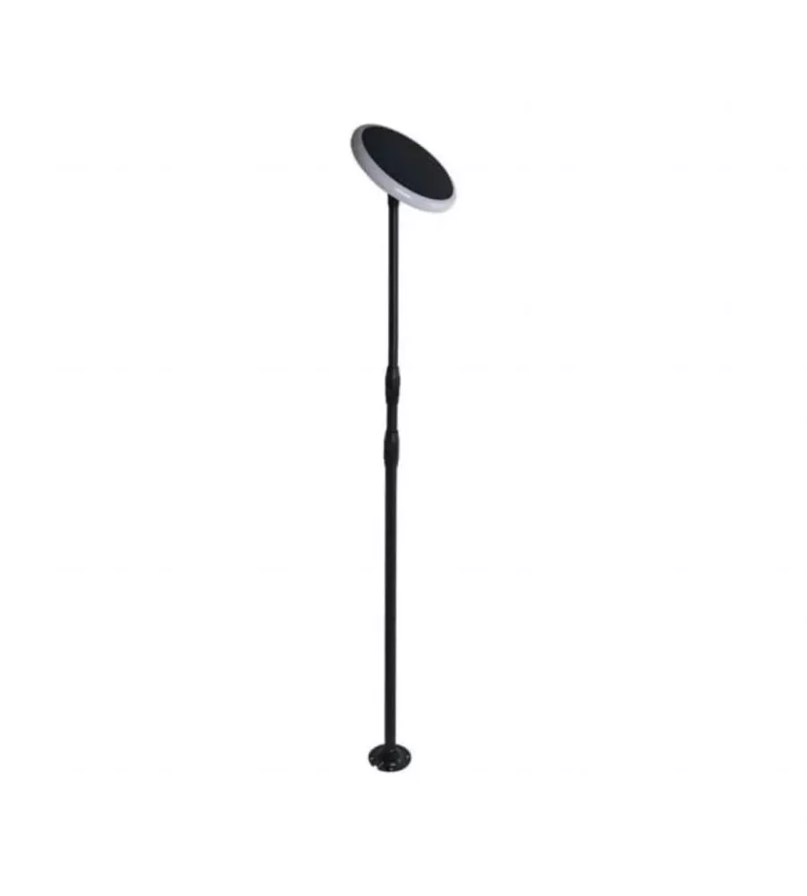 PIANTANA SOLARE LED DA ESTERNO NERO 3000K, 8W