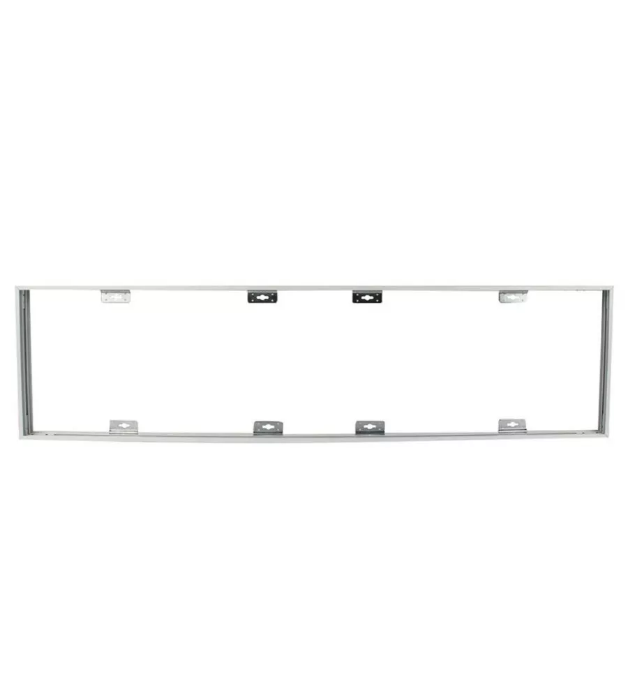 SUPPORTO IN ALLUMINIO PER MONTAGGIO A PLAFONE PANNELLI LED 30X120 CM