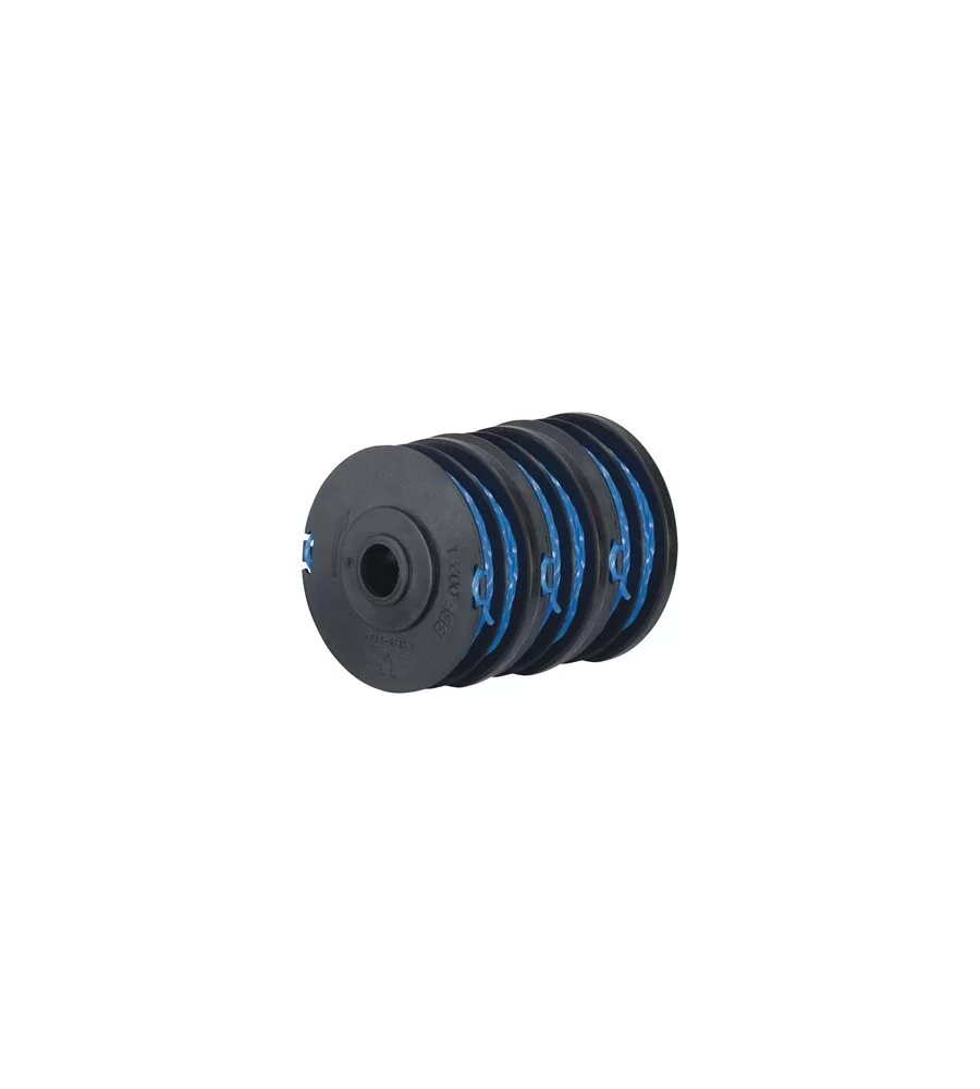 KIT DI 3 BOBINE DI RICAMBIO RAC123 COMPATIBILE CON TAGLIABORDI RYOBI RLT4125 - RLT5127 - RLT6130