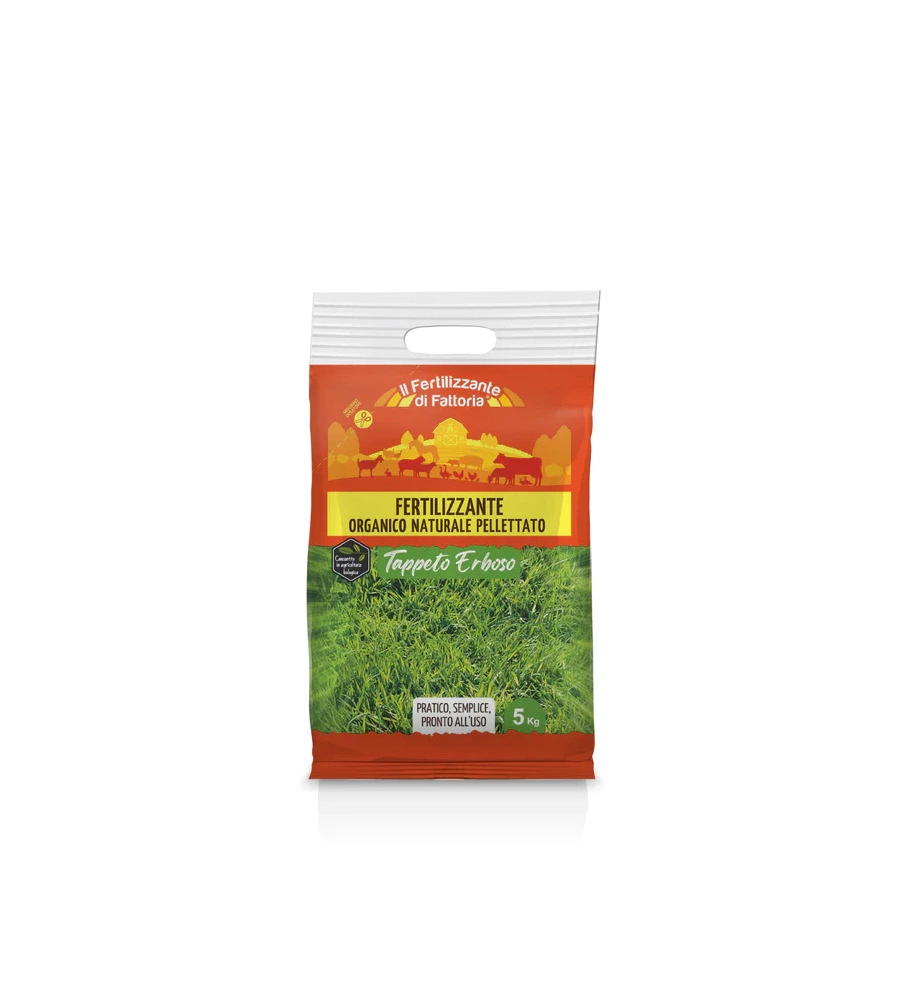 FERTILIZZANTE DI FATTORIA PER TAPPETO ERBOSO EUROTERRIFLORA 5 KG