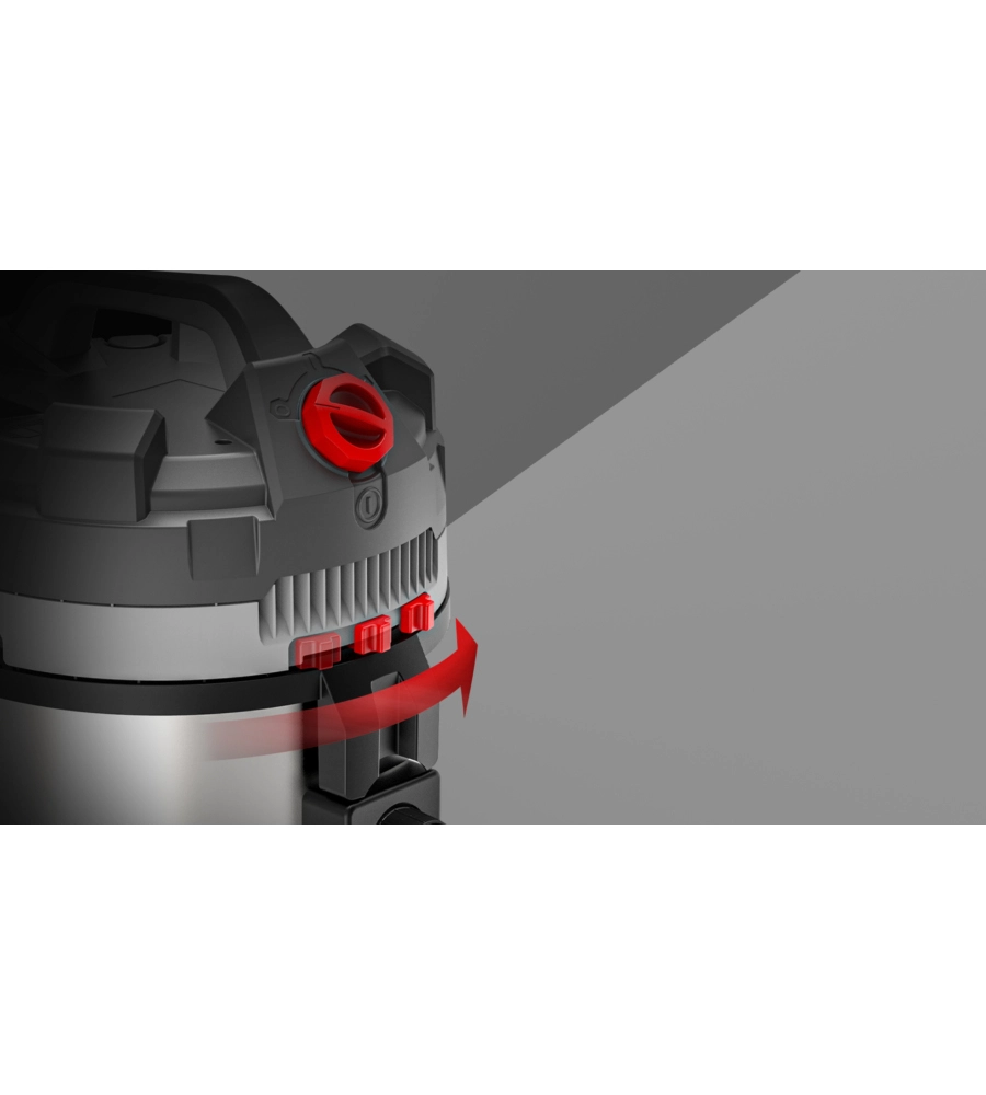 ASPIRATORE SOLIDI LIQUIDI ELETTRICO LAVOR "WINDY 365 IR" 3600W 65 LT 195 L/S