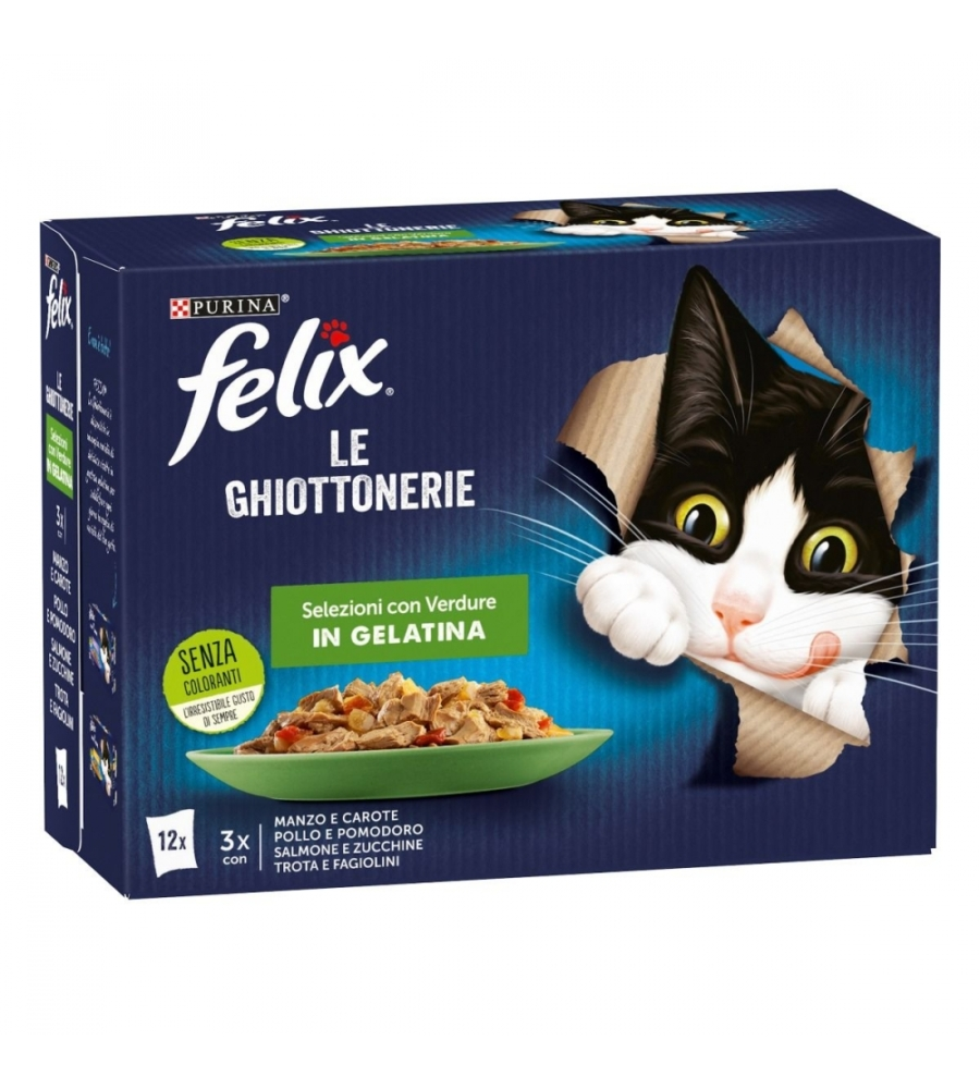 FELIX LE GHIOTTONERIE VERDURE, 12X85 GR