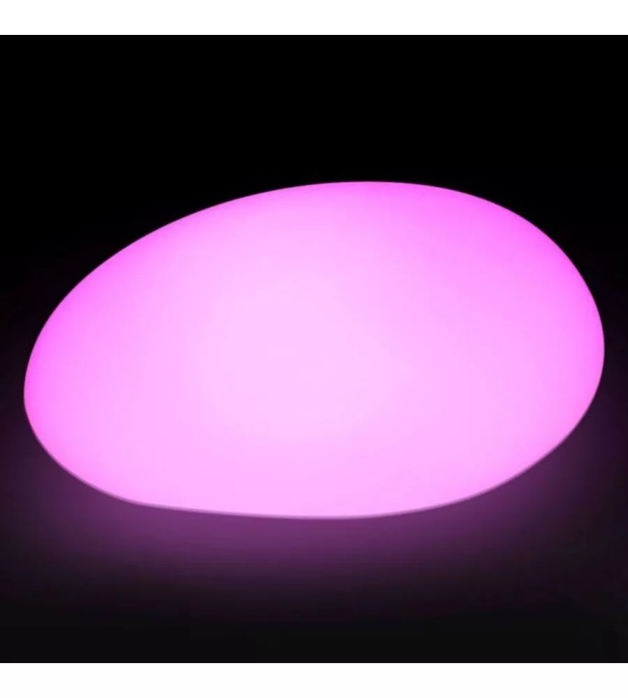 SASSO LUMINOSO DECORATIVO PER ESTERNO LED RGB 28X21X17 CM