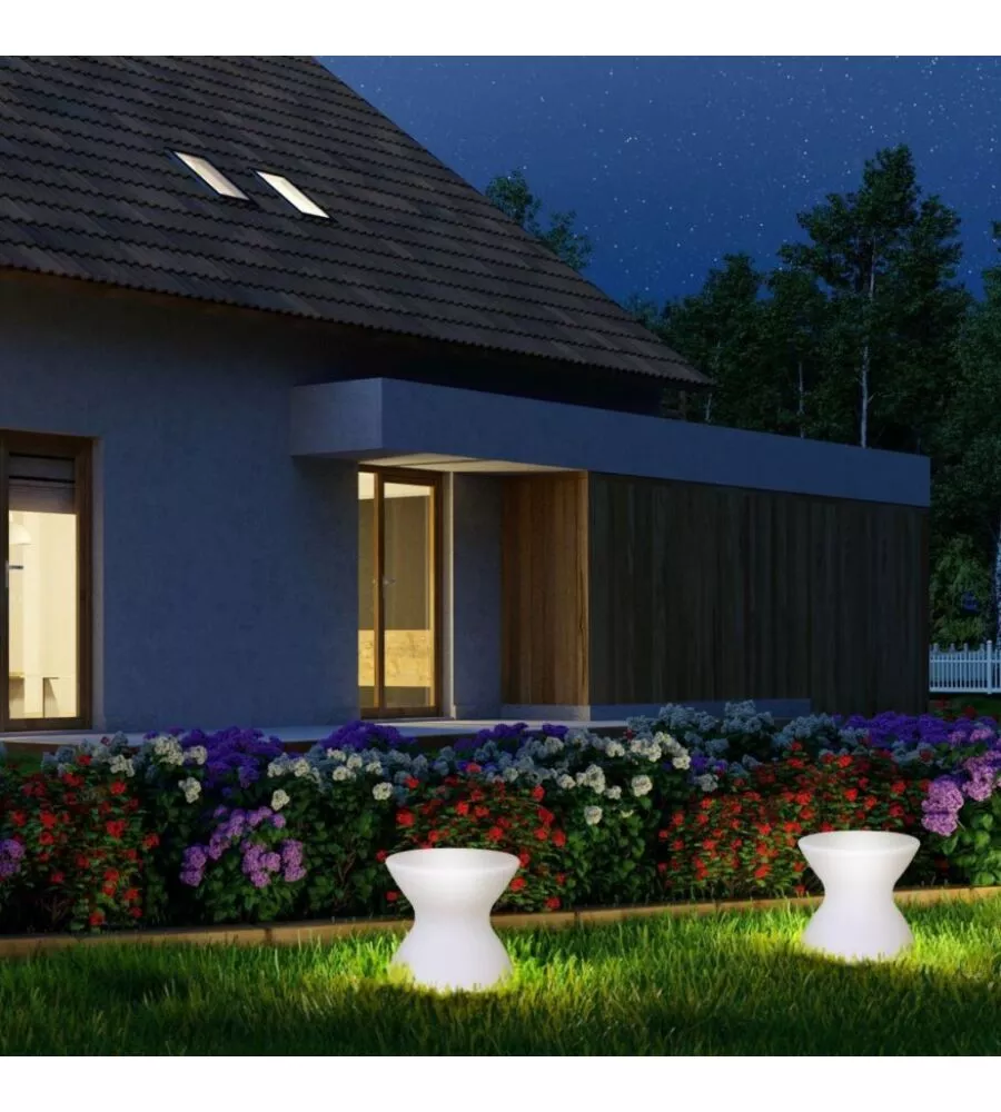 SGABELLO LUMINOSO LED RICARICABILE RGB 3W