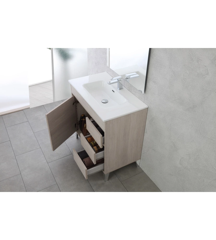 MOBILE BAGNO "MONDO" ROVERE, 82X47X85,5 CM