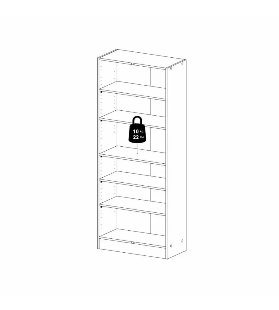 ARMADIO MULTIFUNZIONE BIANCO 69,2X34,6X170,4 CM
