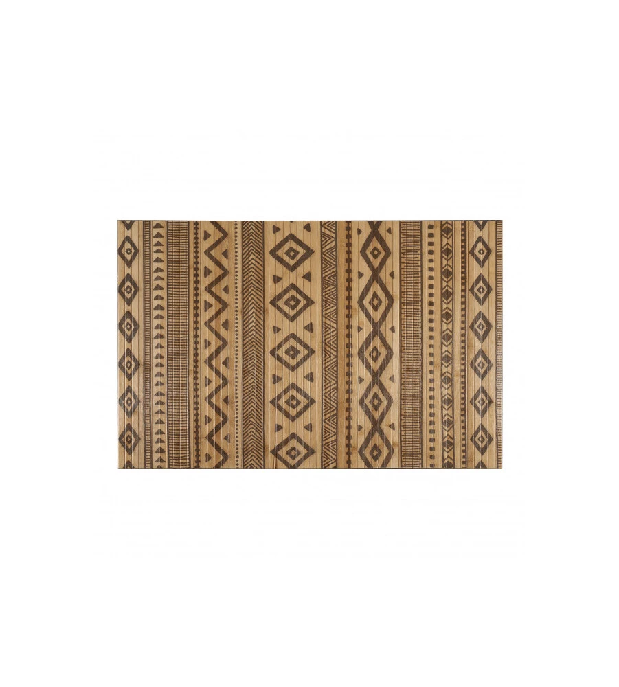 TAPPETO DA INTERNO IN BAMBOO "ETNIC NATURAL", 120X180 CM