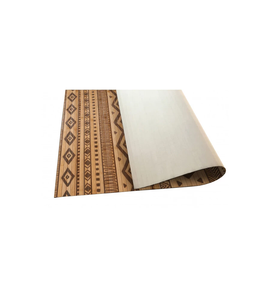 TAPPETO DA INTERNO IN BAMBOO "ETNIC NATURAL", 160X240 CM