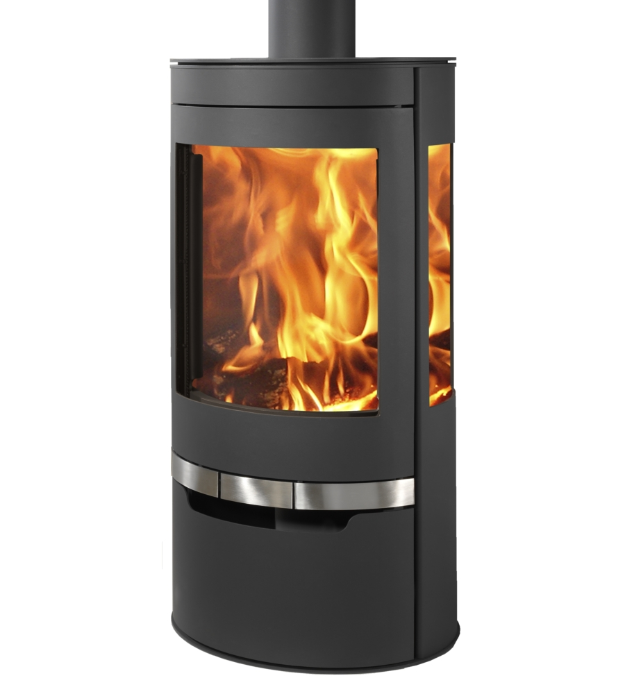 STUFA A LEGNA PANADERO "SUERTE" GRIGIO 8 KW