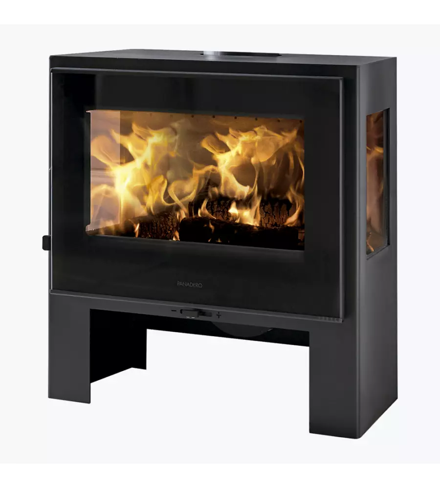 STUFA A LEGNA PANADERO "CAPRI 3V" GRIGIO 5,9 KW